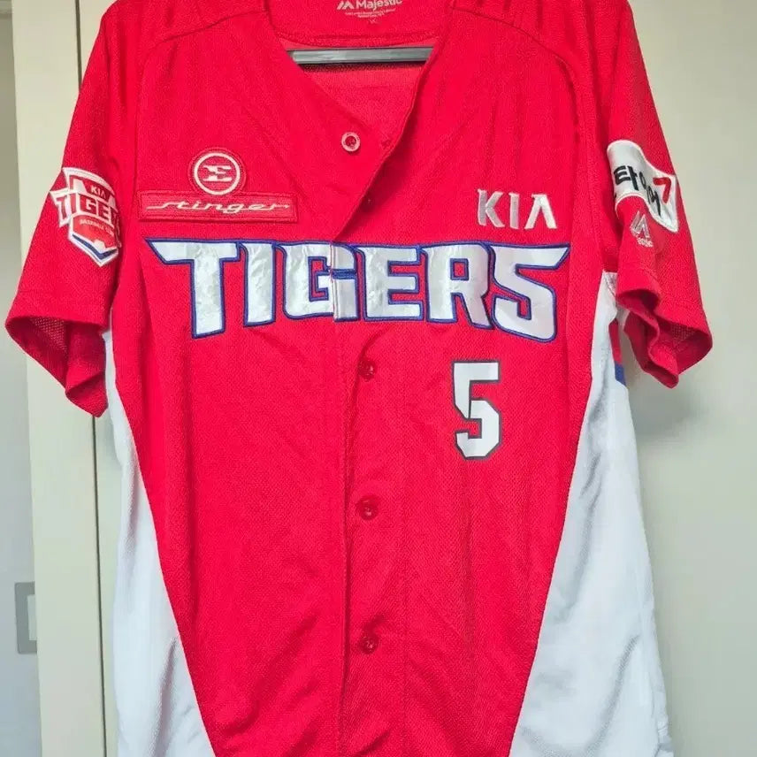 [BUNJANG] Kia Tigers Kim Do-young Majestic Baseball Jersey 95 / 기아타이거즈 유니폼 95사이즈 마제스틱 제품 김도영 마킹 판매합니다