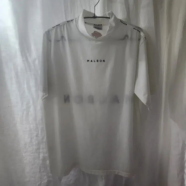 [BUNJANG] Malbon Golf Short Sleeve T-Shirt White / 말본 골프 반팔 티셔츠 화이트 M