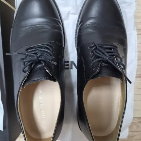 [BUNJANG] Firenze Atelier Men's Black Leather Shoes / 피렌체 아뜨리에 남성 구두 블랙