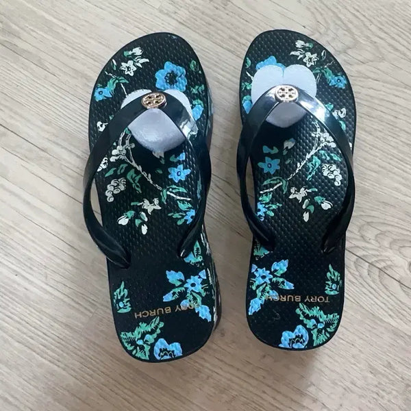 [BUNJANG] Tory Burch Woven Flip-Flop Sandals US 5 (220-225mm) / 토리버치 워지 플립플랍샌들 5호 220사이즈 쪼리 슬리퍼 정품 미사용