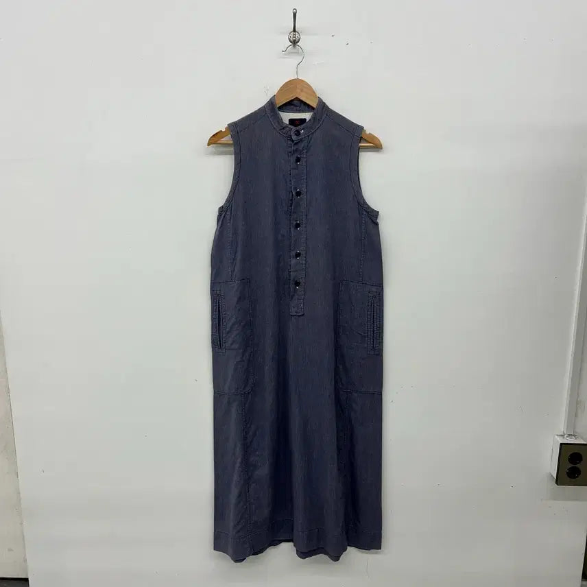 [BUNJANG] 45rpm Vintage Striped Sleeveless Dress Women's L / 45rpm 빈티지 스냅 스트라이프 민소매 원피스 여성L