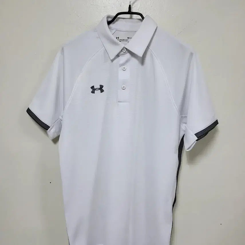 [BUNJANG] Under Armour Short Sleeve Polo Shirt White / 언더아머 반팔 카라티 화이트.260704