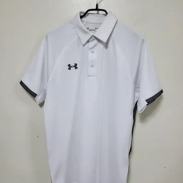 [BUNJANG] Under Armour Short Sleeve Polo Shirt White / 언더아머 반팔 카라티 화이트.260704