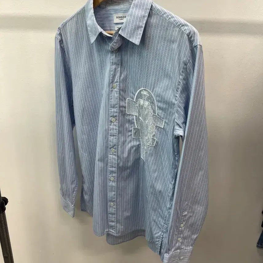 [BUNJANG] Songzio Homme Embroidered Shirt / 105) 송지오옴므 자수 셔츠