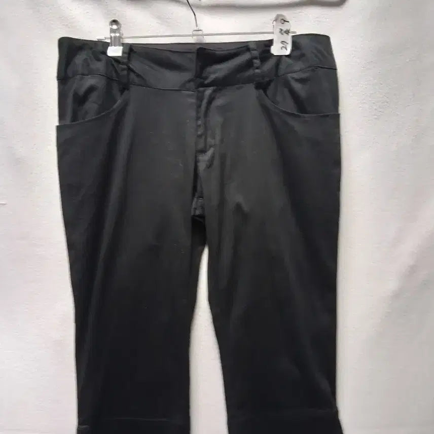 [BUNJANG] New Black 7-Seam Pants Size 32 / 새상품블랙 27 32 사이즈 7부 바지  개당
