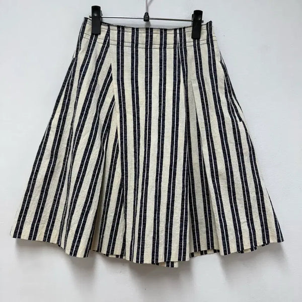 [BUNJANG] Ozweego Skirt Cotton Stripe A-Line Skirt / 오즈세컨 스커트 55