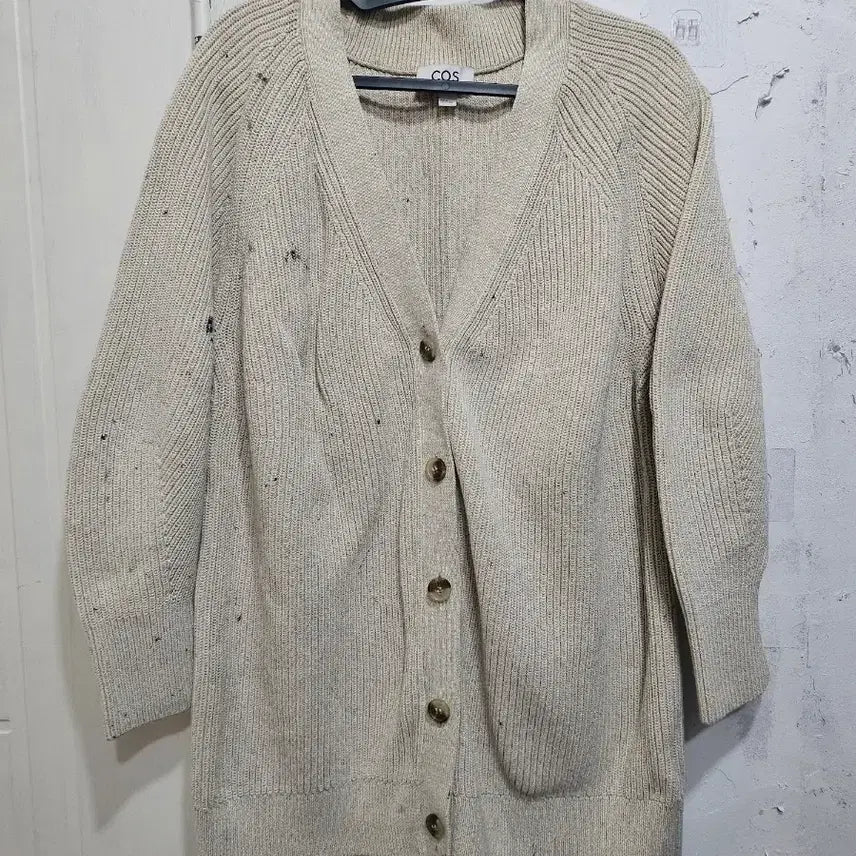 [BUNJANG] COS Knit Cardigan Beige / COS 니트 가디건 베이지