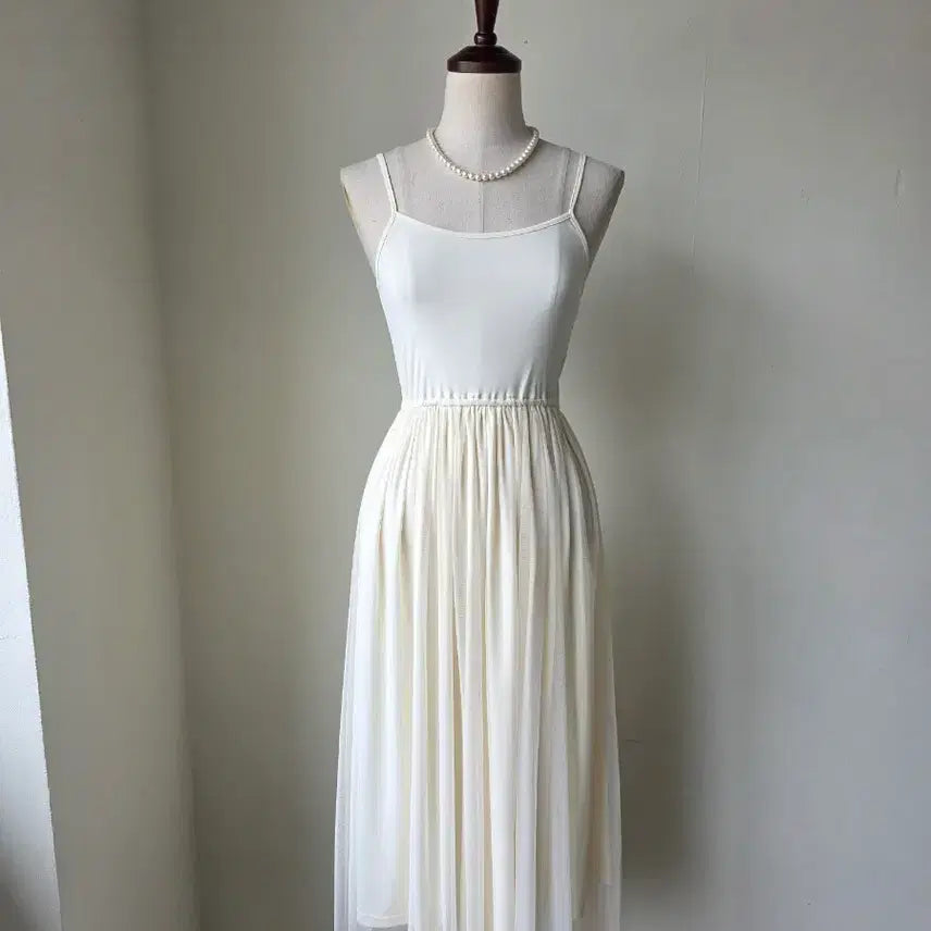 [BUNJANG] Layered Chiffon Long Dress / 레이어드 쉬폰 롱 원피스