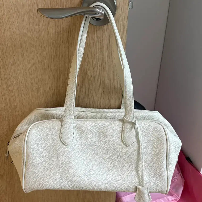 [BUNJANG] MOHHE Leather Shoulder Bag White / MOHHE 모흐 가방