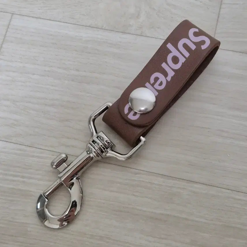 [BUNJANG] Supreme Leather Key Loop Brown / 슈프림 레더 키 루프 브라운