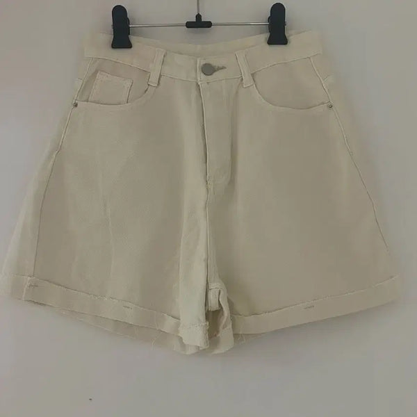 [BUNJANG] Ivory High-Waist Shorts / (새상품) 아이보리 반바지