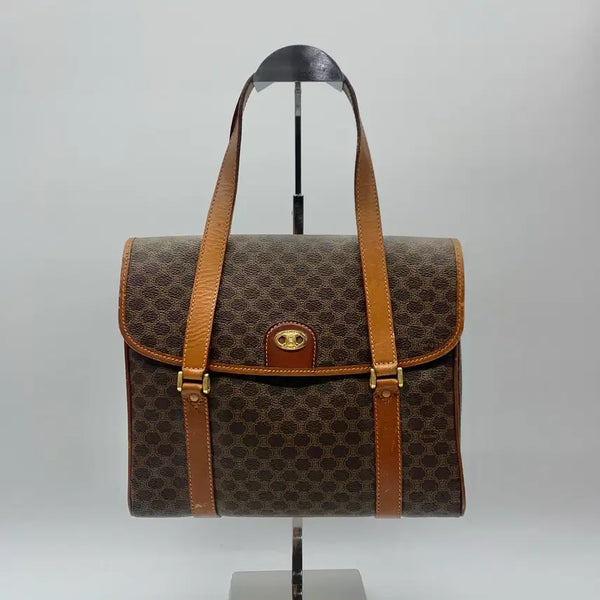 [BUNJANG] Celine Macadam Triomphe Tote Bag Brown / 267002477 셀린느 마카담 트리옹프 토트백 브라운