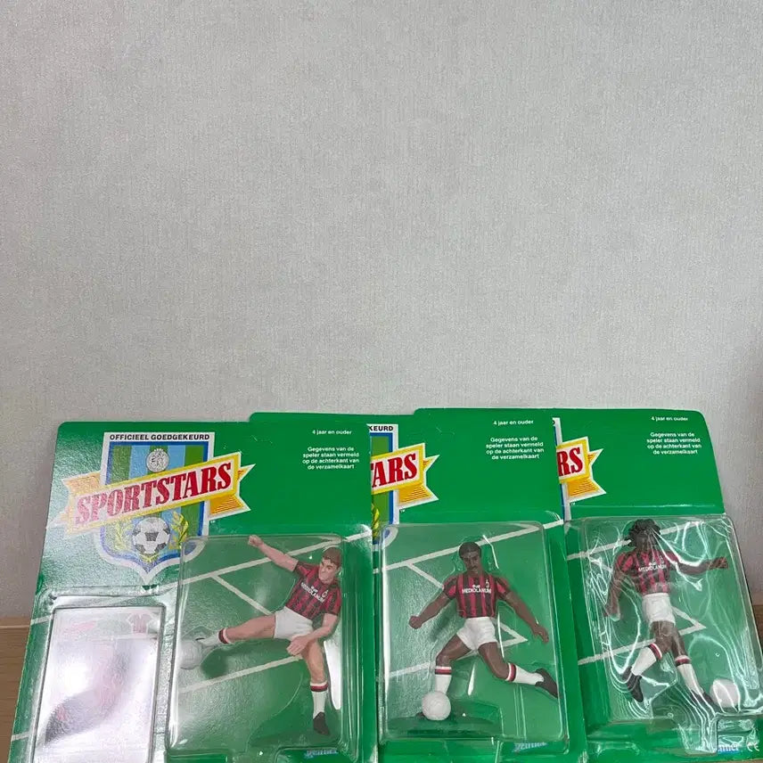 [BUNJANG] AC Milan Orange Trio Figure Bundle Set / AC밀란 축구 피규어