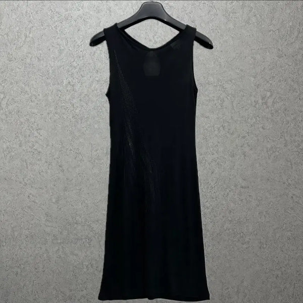 [BUNJANG] Versace 90s Sheer Silk Sleeveless Dress / 90 베르사체 여자 민소매 시스루 실크 원피스