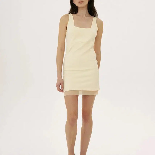 [BUNJANG] Wellbeing Express Soft Active Dress Lemon Yellow Small / 웰빙익스프레스 소프트 액티브 드레스