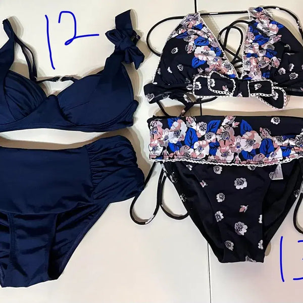 [BUNJANG] 12-Gallery Navy Bikini / 13-Flower Pattern Bikini / 12-Gallery 네이비 비키니/13-플라워 패턴 비키니 수영복 개별가