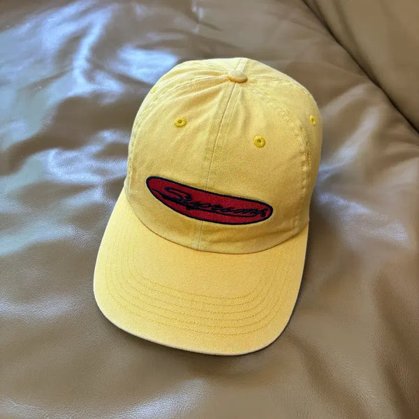[BUNJANG] Supreme 23SS Oval Pale Orange 6-Panel Ball Cap / 슈프림 6패널 볼캡 모자 오발 페일 오렌지 23SS