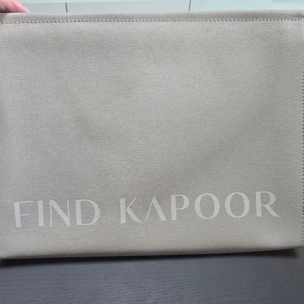 [BUNJANG] Find Kapoor Saffiano Clutch Bag Beige / 파인드카푸어 사피아노 클러치백 베이지 판매합니다