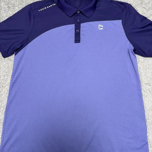 [BUNJANG] Louis Castel Men's Short Sleeve T-Shirt Violet Size 100 / 루이까스텔 남성 반팔티 100