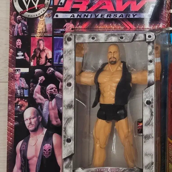 [BUNJANG] Jakks Pacific Stone Cold Steve Austin WWE 10th Anniversary Figure / WWE 잭스퍼시픽 스톤콜드 스티브 오스틴 RAW 10주년 피규어