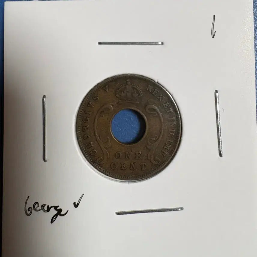 [BUNJANG] 1930 British East Africa George V 1 Penny Coin / 1930 영국령 조지 5세 동아프리카 제국 1페니 동전 #1