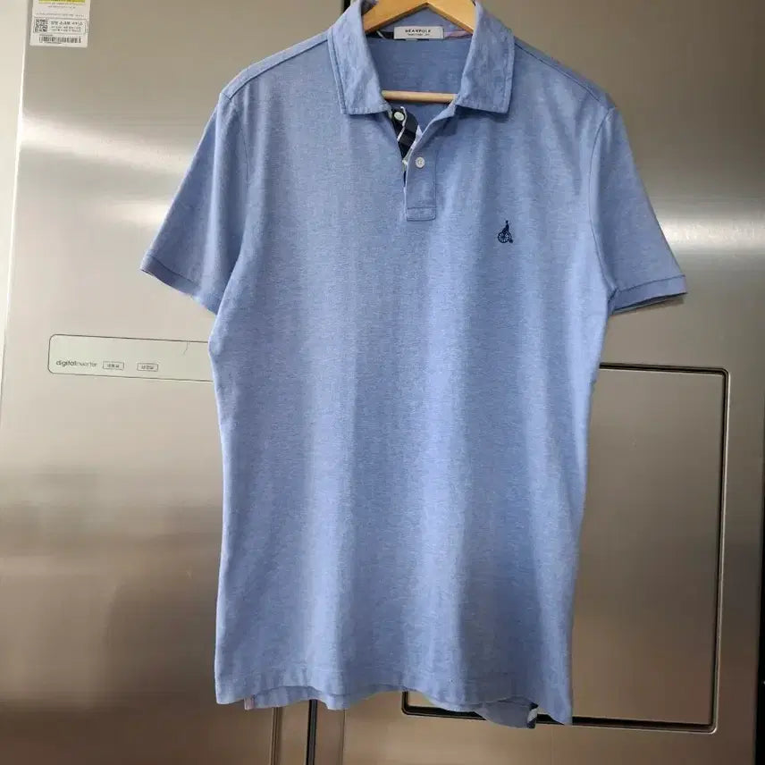 [BUNJANG] Beanpole Short-Sleeve Polo Shirt Blue / 빈폴 반팔 카라티 블루