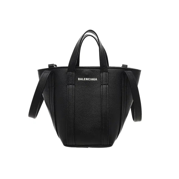[BUNJANG] Balenciaga Everyday XS North South Tote Shoulder Bag Black Leather / 발렌시아가 에브리데이 XS 노스 사우스 토트 겸 숄더백