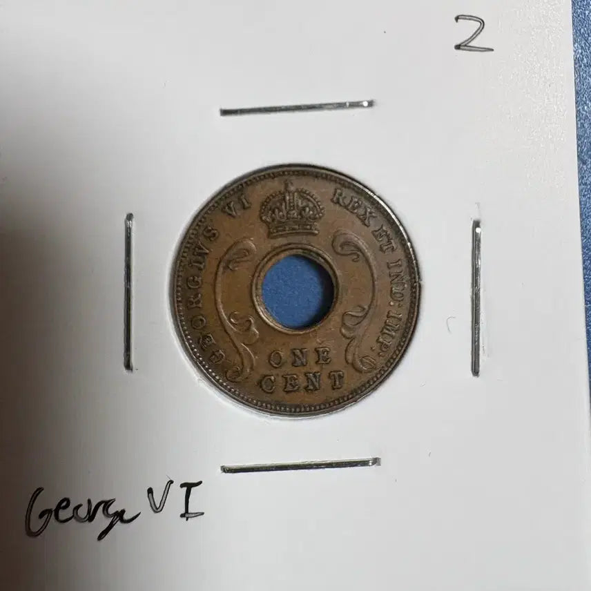 [BUNJANG] 1942 George VI East Africa Penny Coin / 1942년 영국령 조지 6세 동아프리카 제국 1페니 동전 #2
