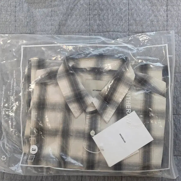 [BUNJANG] In The Row Washed Ombre Check Shirt / [3] 인더로우 워시드 옴브레 체크셔츠