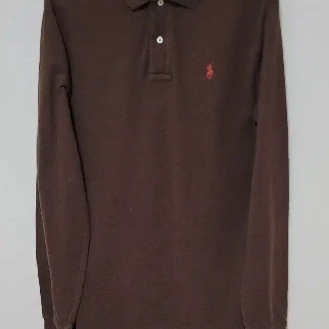 [BUNJANG] Polo Ralph Lauren Brown Long Sleeve Polo Shirt L / 폴로 랄프로렌 브라운 긴팔 카라티 L