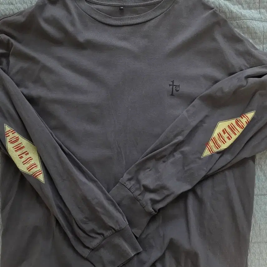 [BUNJANG] Politedu Elbow Concord T-Shirt Purple Grey / [4] 폴리테루 엘보우 콩코드 티셔츠 퍼플 그레이