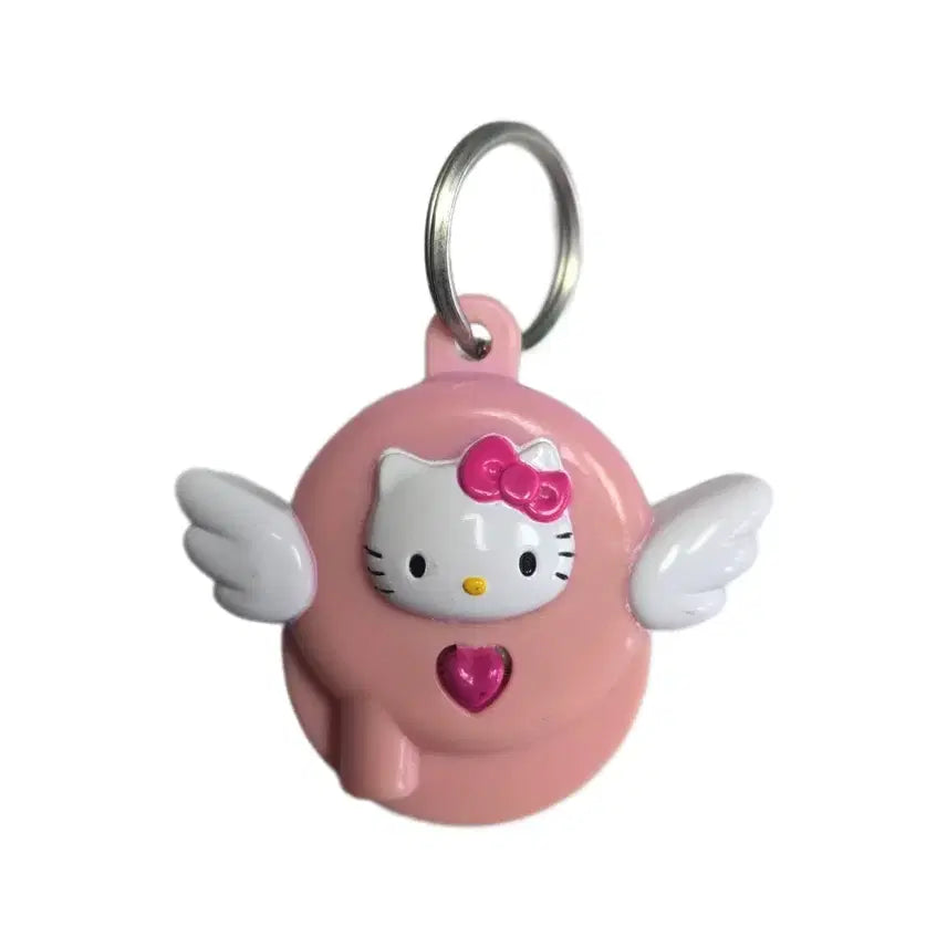 [BUNJANG] 1998 Classic Kitty Angel Kitty Keyring with Light-Up Heart / 1998 고전키티 천사키티 열쇠 키링