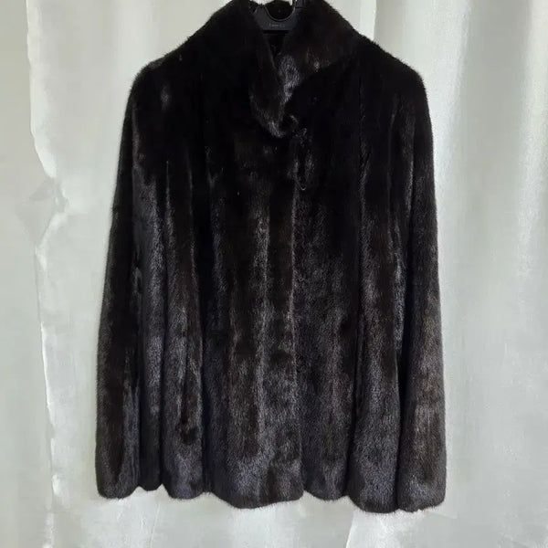 [BUNJANG] Sammi Fur Mink Jacket Dark Brown / 삼미모피 밍크자켓 고동색 (2245)