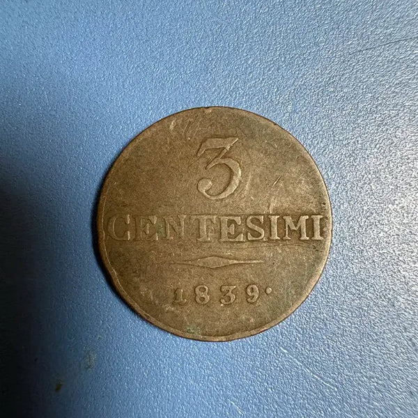 [BUNJANG] Venice 3 Centesimi Coin (1839) / 3 센테시미 베니스 1839년 동전