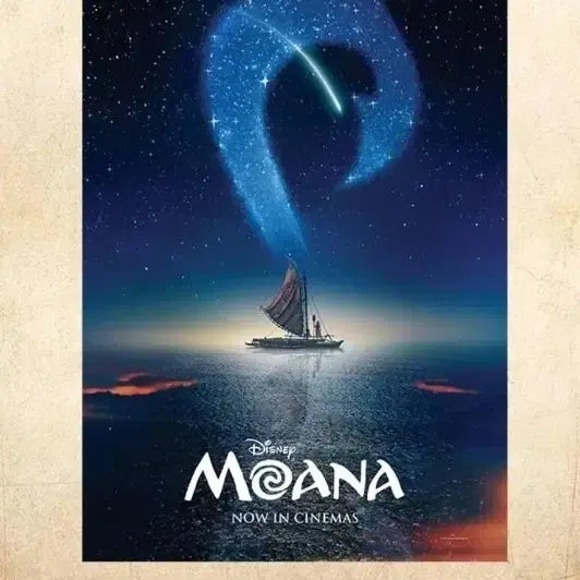 [BUNJANG] Moana Original Poster Lotte Cinema Exclusive / 모아나 오리지널 포스터 롯데시네마 굿즈 특전