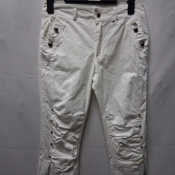 [BUNJANG] White 7/10 Length Pants (26, 28, 29) / 화이트 7부 바지 26 새상품 그외 28 26 29  개당 5900
