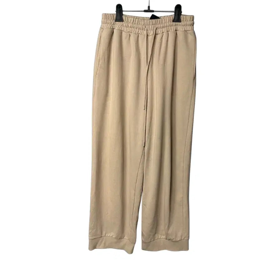 [BUNJANG] Lucky Marche Beige Sweat Training Pants / M 럭키마르쉐 베이지 스웨트 트레이닝 팬츠