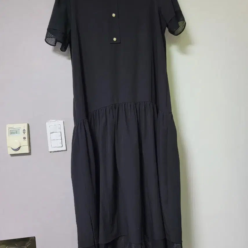 [BUNJANG] Black Chiffon Dress / 여름에 시원하게 입기 좋은 블랙 쉬폰 원피스예요프리사이즈