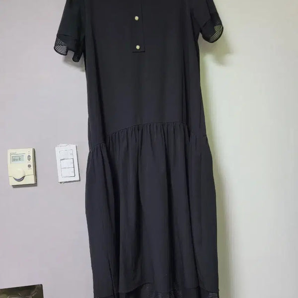 [BUNJANG] Black Chiffon Dress / 여름에 시원하게 입기 좋은 블랙 쉬폰 원피스예요프리사이즈
