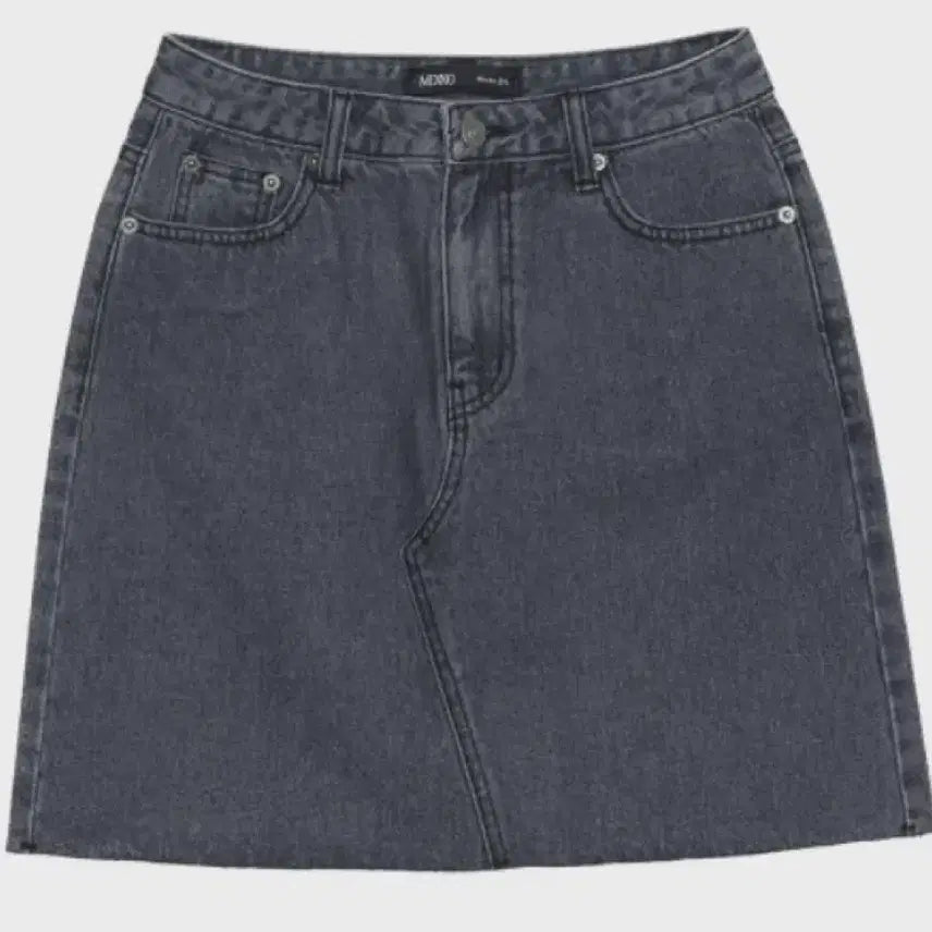 [BUNJANG] Mixxo Charcoal Denim Skirt / 미쏘 차콜 청치마