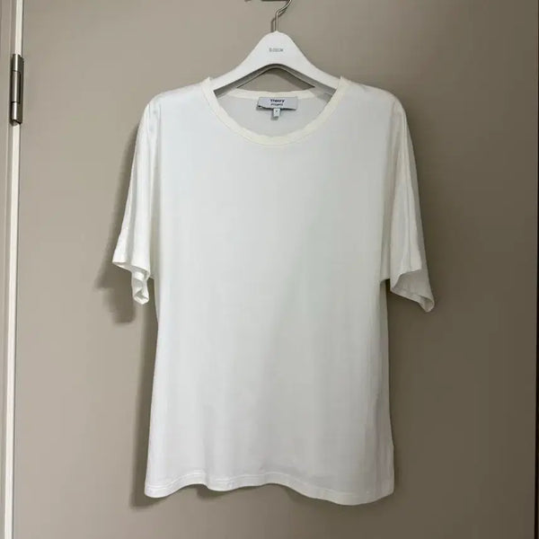 [BUNJANG] Theory Cotton Silk Short Sleeve T-Shirt / 띠어리 반팔 티셔츠(코튼+실크)