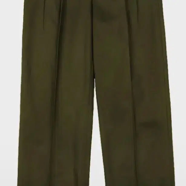 [BUNJANG] Salty Reve Cotton Washed Trousers (Khaki) / 솔티 Reve Cotton Washed Trousers (Khaki)