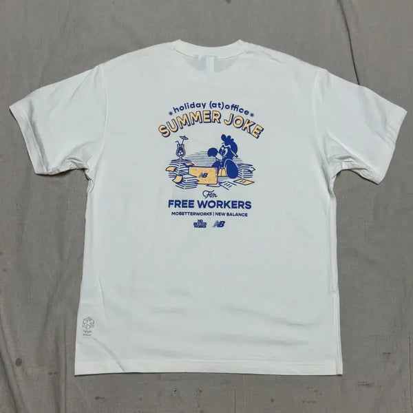 [BUNJANG] New Balance x Mowbray Works Freewheelers Back Logo T-Shirt XL / 뉴발란스 모버레웍스 프리워커스 백로고 반팔 XL