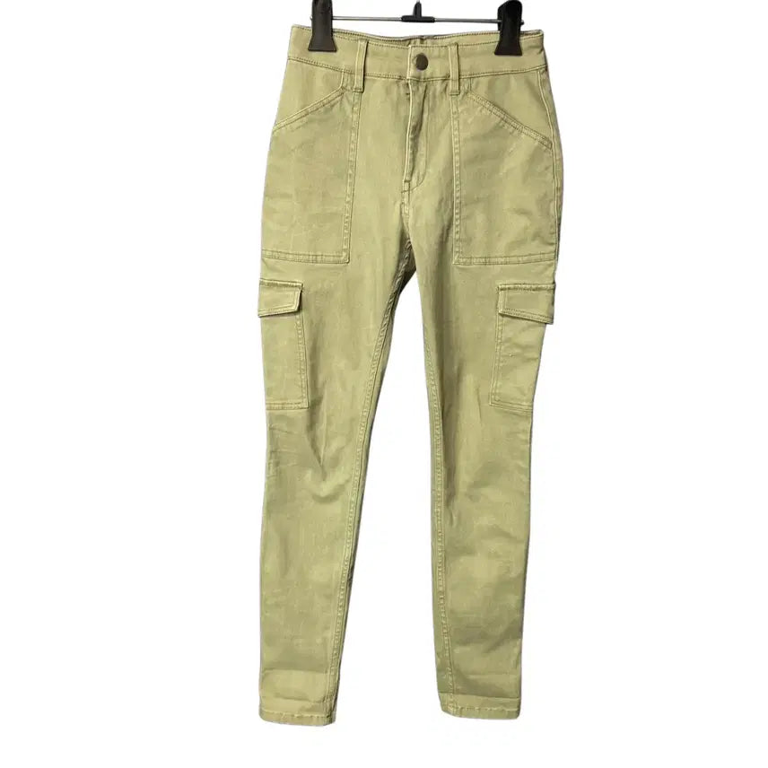 [BUNJANG] Hollister Women's Khaki Cargo Skinny Jeans / 0 홀리스터 여성 카키 카고 스키니진