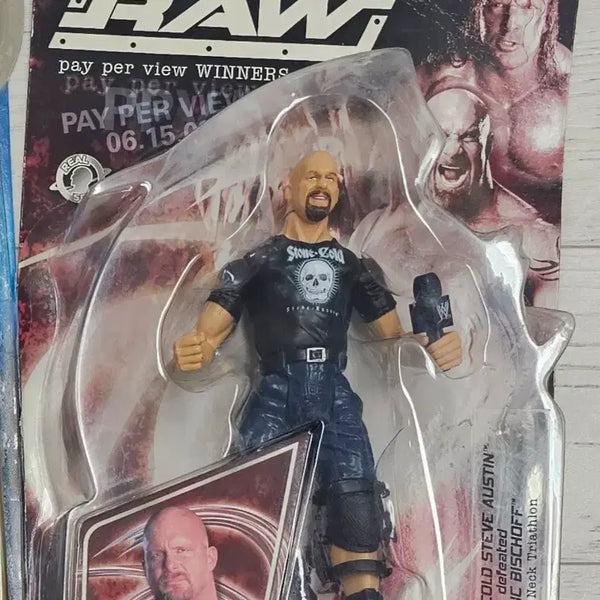 [BUNJANG] Jakks Pacific WWE Paper View Series 1 Stone Cold Steve Austin Figure / WWE  잭스퍼시픽 페이퍼뷰시리즈1 스톤콜드 스티브 오스틴 피규어