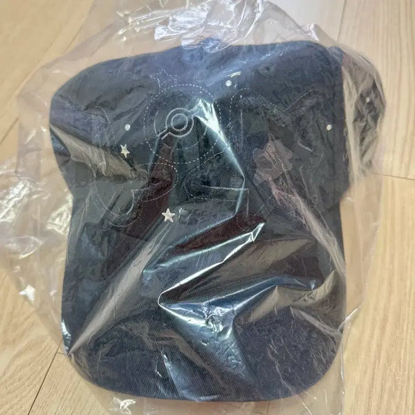 [BUNJANG] Pokemon 30th Anniversary Midnight Pop-up Black Denim Ball Cap (New with Tags) / (포켓몬 30주년) 미개봉 미드나잇 팝업 흑청볼캡 택달린 새상품