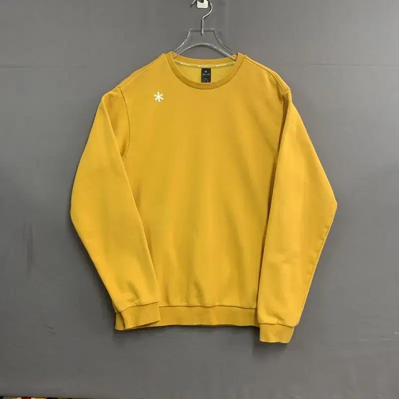 [BUNJANG] Snow Peak Back Printing Yellow Sweatshirt / L 스노우피크 백 프린팅 옐로우 스웻셔츠 맨투맨
