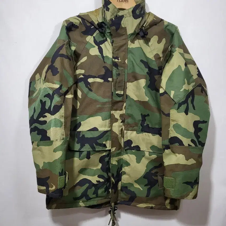 [BUNJANG] US Military Woodland Camo Parka (Small) / 미군 우드랜드 카모 파카