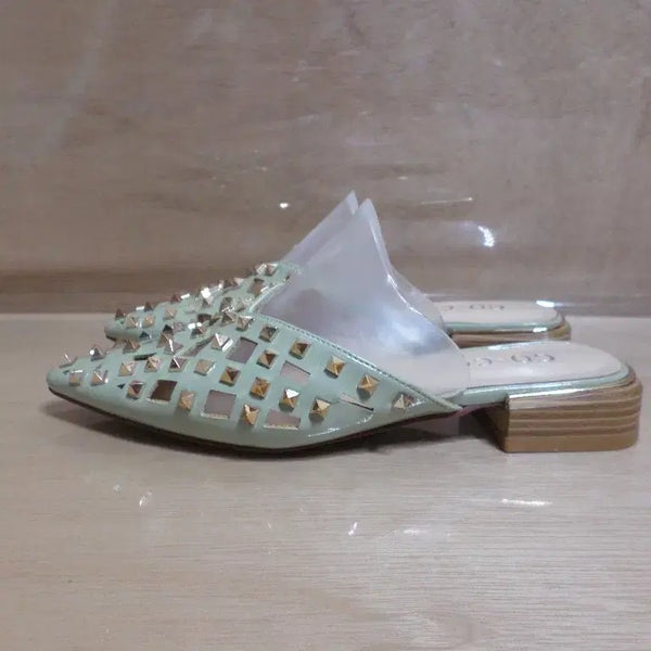 [BUNJANG] GOSE Studded Mule Slippers / 후루룩구제2 225 고세 뮬 스터드 슬리퍼 구두 260707