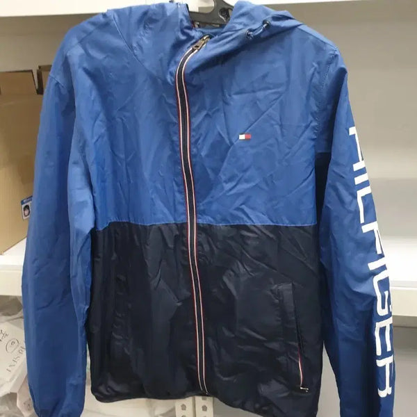 [BUNJANG] Tommy Hilfiger Authentic Windbreaker Navy Blue Size 105 / 타미힐피거 정품 바람막이 105사이즈 판매합니다